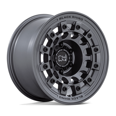 Black Rhino - FUJI - Gunmetal - Matte Gunmetal - 17" x 8", 20 Offset, 5x114.3 (Bolt pattern), 72.6mm HUB