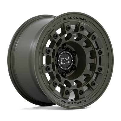 Black Rhino - FUJI - Olive Drab Green - 17" x 8", 38 Offset, 6x139.7 (Bolt pattern), 106.1mm HUB