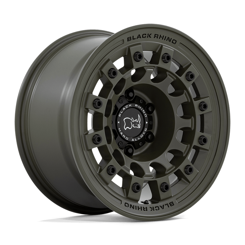 Black Rhino - FUJI - Olive Drab Green - 17" x 8", 20 Offset, 5x114.3 (Bolt pattern), 72.56mm HUB