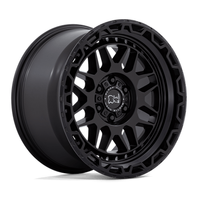 Black Rhino - HOLCOMB - Black - Matte Black - 20" x 9.5", 18 Offset, 6x114.3 (Bolt pattern), 76.1mm HUB