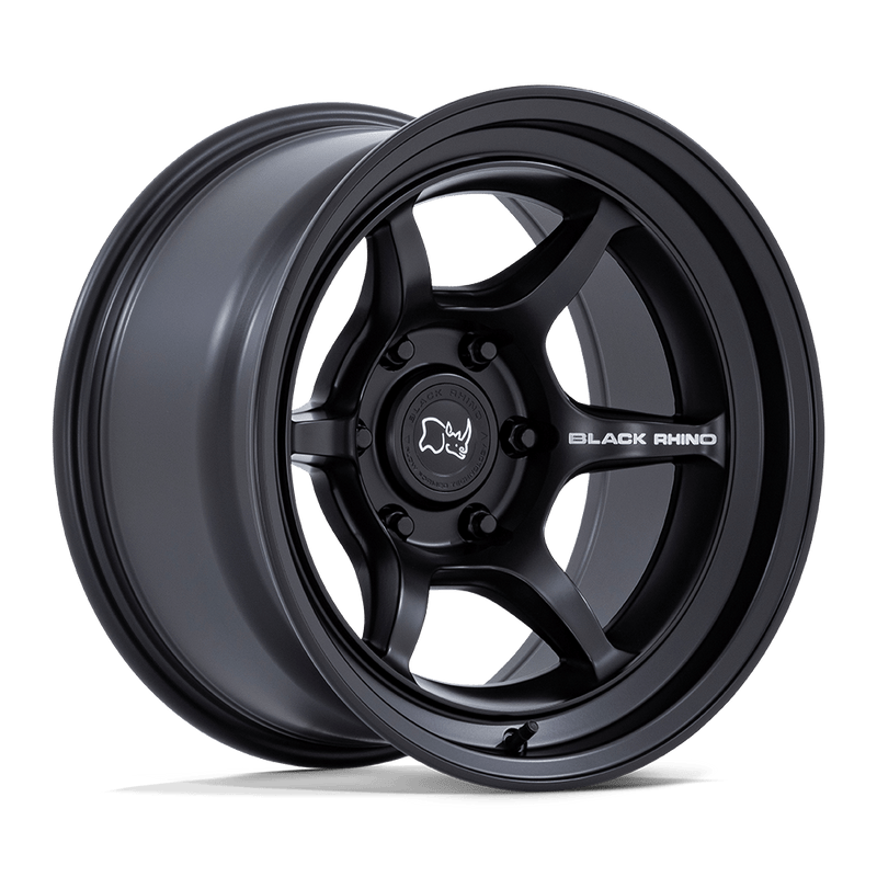 Black Rhino - SHOGUN - Black - Matte Black - 17" x 8.5", -10 Offset, 5x127 (Bolt pattern), 71.5mm HUB