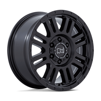 Black Rhino - YELLOWSTONE - Black - Matte Black - 17" x 8", 45 Offset, 5x130 (Bolt pattern), 78.1mm HUB