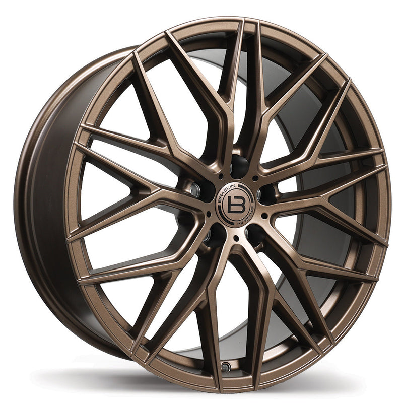 Braelin - BR10 - Bronze - Bronzed Carbon - 19" x 8.5", 35 Offset, 5x108 (Bolt pattern), 75.1mm HUB