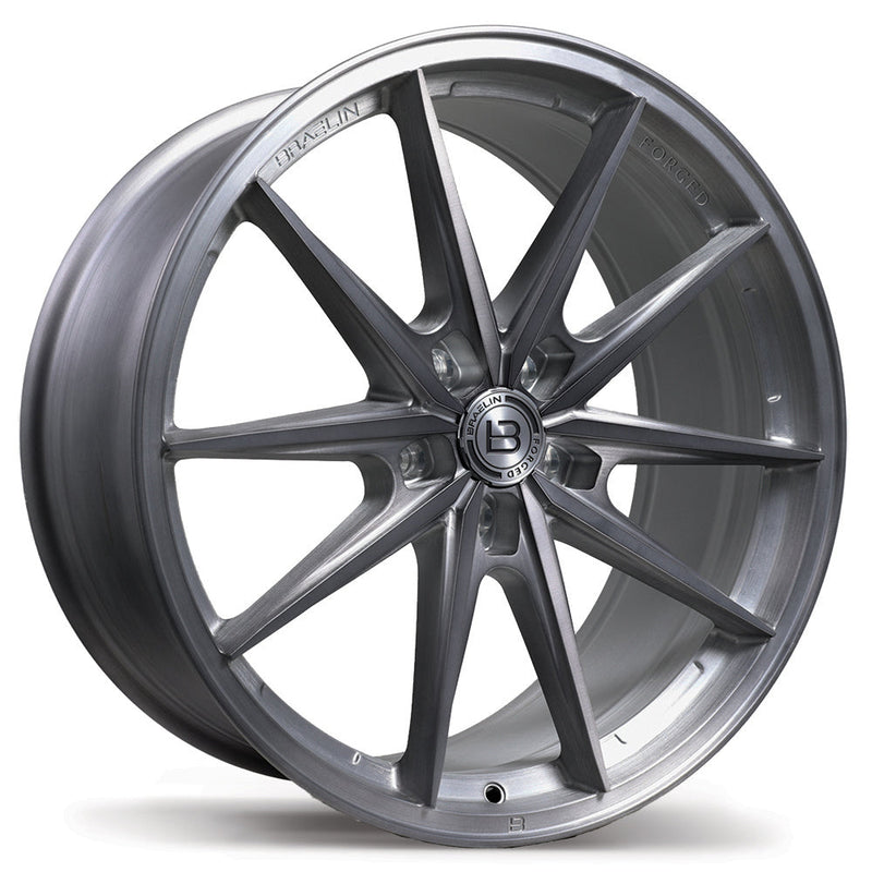 Braelin - BRF1 - Grey - Brushed Matte Carbon Grey - 20" x 9", 25 Offset, 5x115 (Bolt pattern), 71.5mm HUB