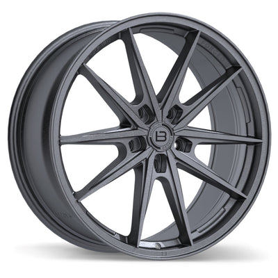 Braelin - BRF1 - Grey - Brushed Matte Carbon Grey - 20" x 9", 35 Offset, 5x110 (Bolt pattern), 65.1mm HUB