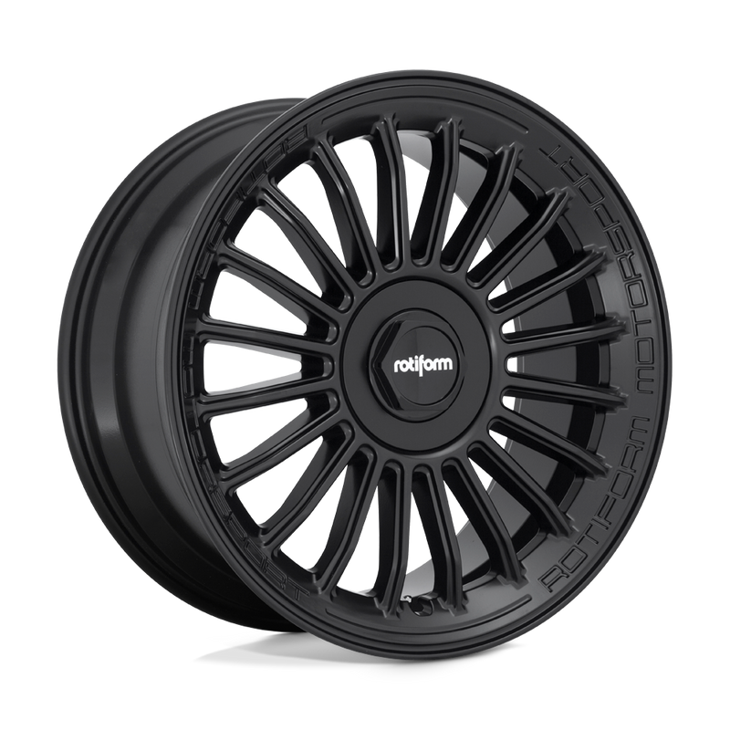 Rotiform - R161 BUC-M - Black - Matte Black - 19" x 8.5", 45 Offset, 5x112 (Bolt pattern), 66.56mm HUB