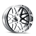Cali Off-Road - INVADER - Chrome - 24" x 14", -76 Offset, 8x170 (Bolt pattern), 125.20mm HUB