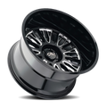 Cali Off-Road - VERTEX - Black - Gloss Black Milled - 24" x 14", -76 Offset, 6x135 (Bolt pattern), 87.10mm HUB
