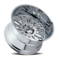 Cali Off-Road - VERTEX - Chrome - 24" x 14", -76 Offset, 8x165.1 (Bolt pattern), 125.20mm HUB