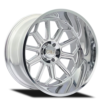 Cali Off-Road - Auburn - Polished - 20" x 10", -25 Offset, 6x139.7 (Bolt pattern), 106.0mm HUB
