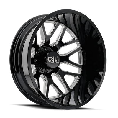 Cali Off-Road - INVADER - Chrome - 22" x 8.25", -232 Offset, 8x200 (Bolt pattern), 142.0mm HUB