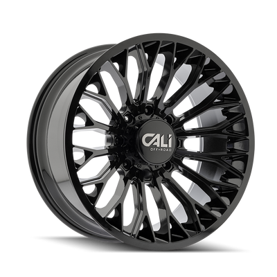 Cali Off-Road - EVOKE - Black - Gloss Black - 22" x 10", -19 Offset, 8x180 (Bolt pattern), 124.10mm HUB