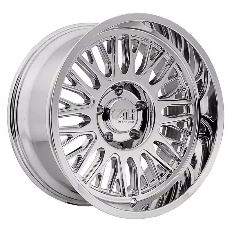 Cali Off-Road - VERTEX - Chrome - 22" x 12", -44 Offset, 8x165.1 (Bolt pattern), 125.2mm HUB