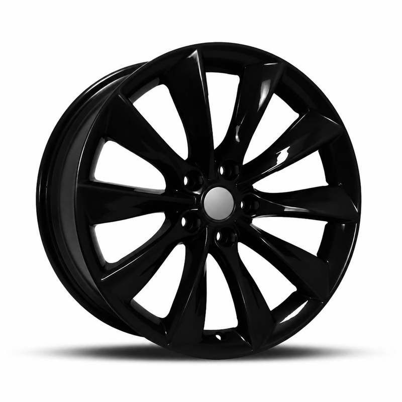 DTD - OEM+ - Black - Gloss Black - 18" x 8.5", 35 Offset, 5x114.3 (Bolt pattern), 64.10mm HUB