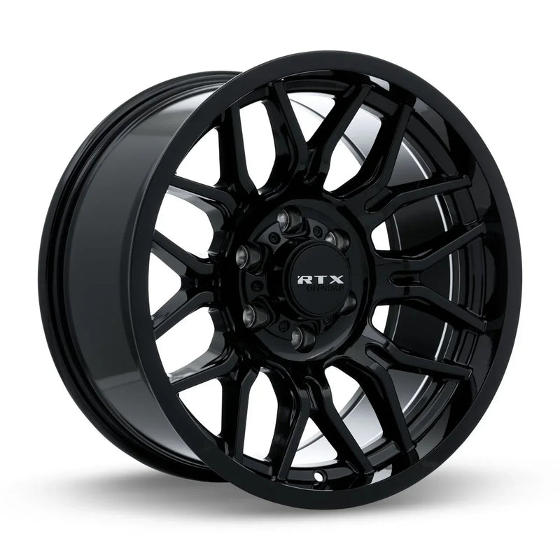 RTX Wheels - Claw - Black - Gloss Black - 20" x 9", 18 Offset, 6x135/139.7 (Bolt pattern), 106.1mm HUB