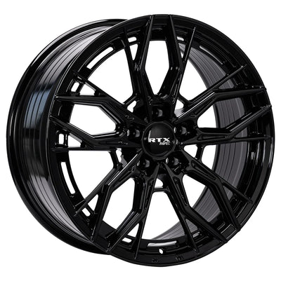RTX Wheels - Spur - Black - Gloss Black - 18" x 8", 40 Offset, 5x135/139.7 (Bolt pattern), 73.1mm HUB