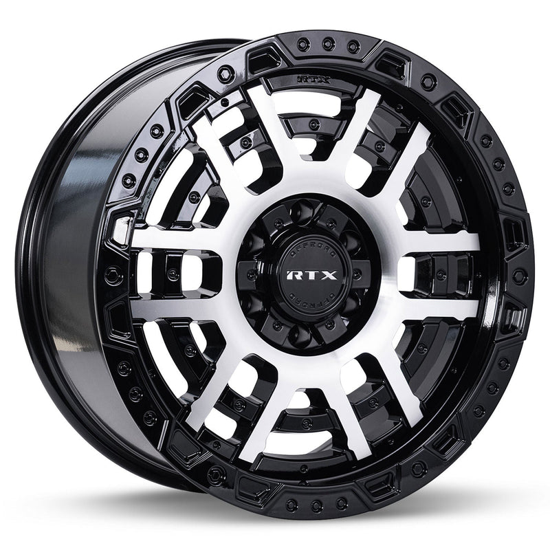 RTX Wheels - Valhalla - Black - Black Machined - 18" x 9", 18 Offset, 6x135, 139.7 (Bolt Pattern), 106.1mm HUB