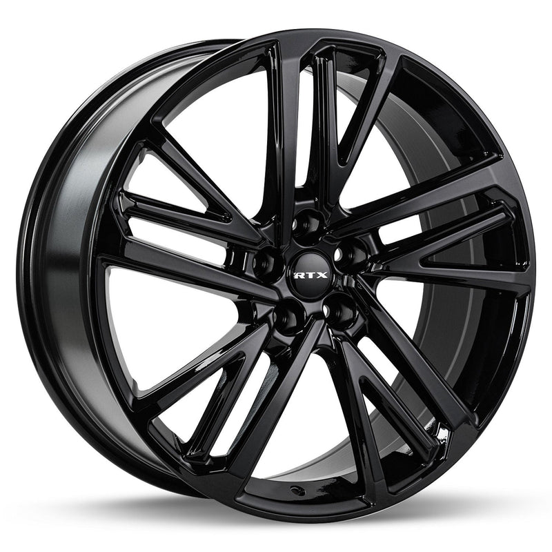 RTX Wheels - Knight - Black - Gloss Black - 16" x 7", 40 Offset, 5x114.3 (Bolt Pattern), 67.1mm HUB