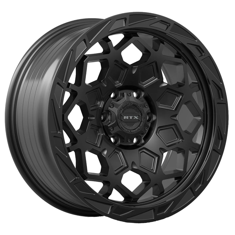 RTX Wheels - Spade - Black - Gloss Black - 17" x 9", -15 Offset, 5x127 (Bolt Pattern), 71.5mm HUB