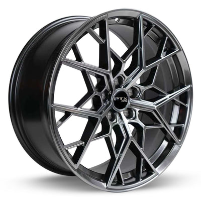 RTX Wheels - Nova - Gunmetal - Hyper Black - 18" x 8", 42 Offset, 5x114.3 (Bolt Pattern), 73.1mm HUB
