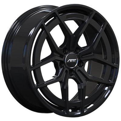 Art Replica Wheels - Replica 308 - Black - Gloss Black - 19" x 8", 33 Offset, 5x112 (Bolt pattern), 66.6mm HUB