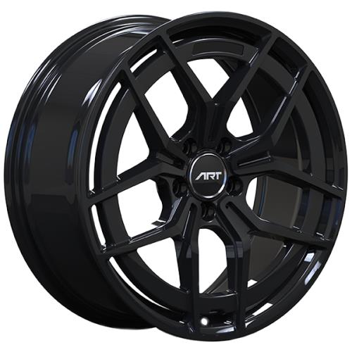 Art Replica Wheels - Replica 308 - Black - Gloss Black - 19" x 8", 33 Offset, 5x112 (Bolt pattern), 66.6mm HUB
