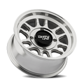 Dirty Life - CANYON SPORT SXS - Silver - Machined - 14" x 7", 13 Offset, 4x156 (Bolt pattern), 131.10mm HUB