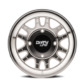 Dirty Life - CANYON SPORT SXS - Silver - Machined - 14" x 7", 13 Offset, 4x156 (Bolt pattern), 131.10mm HUB