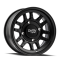 Dirty Life - CANYON SPORT SXS - Black - Matte Black - 14" x 7", 13 Offset, 4x137 (Bolt pattern), 106.25mm HUB