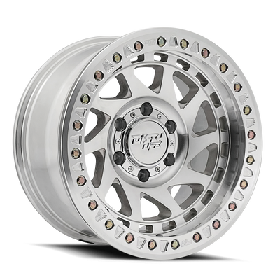 Dirty Life - ENIGMA RACE - Silver - Machined - 17" x 9", -12 Offset, 6x135 (Bolt pattern), 87.10mm HUB