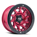 Dirty Life - ENIGMA RACE - Gloss Crimson Candy Red - 17" x 9", -38 Offset, 5x127 (Bolt pattern), 78.10mm HUB