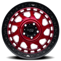 Dirty Life - ENIGMA RACE - Gloss Crimson Candy Red - 17" x 9", -38 Offset, 6x139.7 (Bolt pattern), 106.00mm HUB