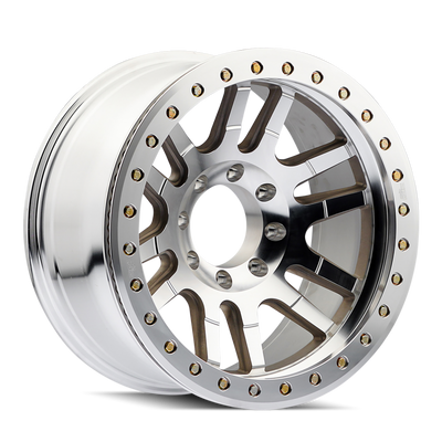 Dirty Life - CANYON RACE - Silver - Machined - 20" x 10", -44 Offset, 8x170 (Bolt pattern), 130.8mm HUB