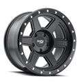 Dirty Life - COMPOUND - Black - Matte Black - 20" x 10", -25 Offset, 5x127 (Bolt pattern), 78.10mm HUB