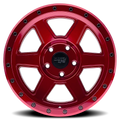 Dirty Life - COMPOUND - Gloss Crimson Candy Red - 17" x 9", -12 Offset, 6x135 (Bolt pattern), 87.10mm HUB