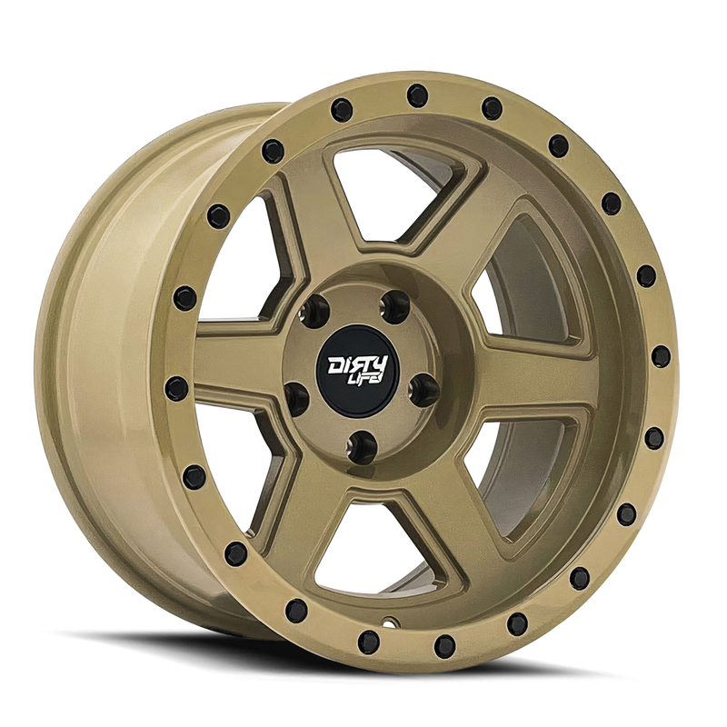 Dirty Life - COMPOUND - Desert Sand - 18" x 9", -12 Offset, 6x135 (Bolt pattern), 87.1mm HUB