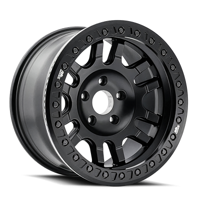 Dirty Life - CANYON RACE - Black - Matte Black - 20" x 10", -44 Offset, 8x170 (Bolt pattern), 130.8mm HUB
