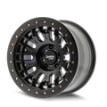 Dirty Life - DT-3 - Black - Satin Black - 17" x 9", -12 Offset, 5x127 (Bolt pattern), 78.10mm HUB