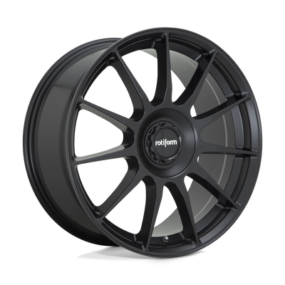 Rotiform - R168 DTM - Black - Satin Black - 18" x 8.5", 35 Offset, 4x100/114.3 (Bolt pattern), 66.06mm HUB
