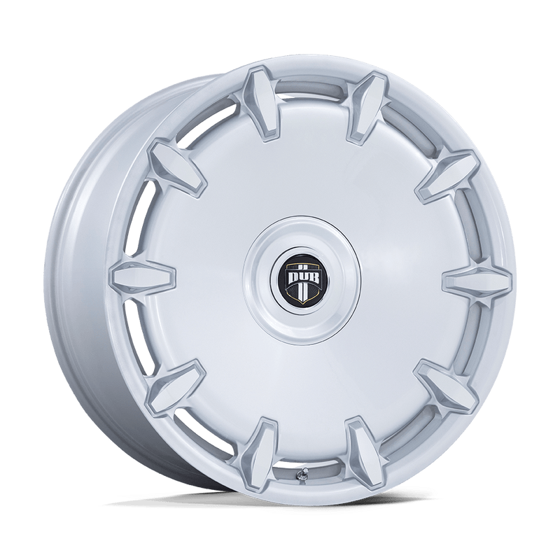 DUB - DC271 CHEEF - Silver - Silver Machined - 26" x 10", 30 Offset, 6x135/139.70 (Bolt pattern), 106.1mm HUB