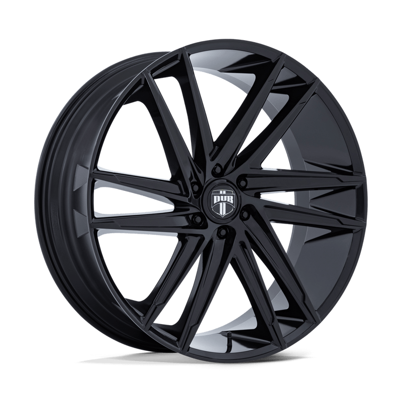 DUB - BLAZE - Black - Gloss Black - 26" x 10", 30 Offset, 6x135 (Bolt pattern), 87.10mm HUB