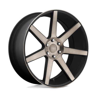 DUB - S127 FUTURE - Black - Matte Black Double Dark Tint - 20" x 9.5", 30 Offset, 6x139.7 (Bolt pattern), 78.1mm HUB