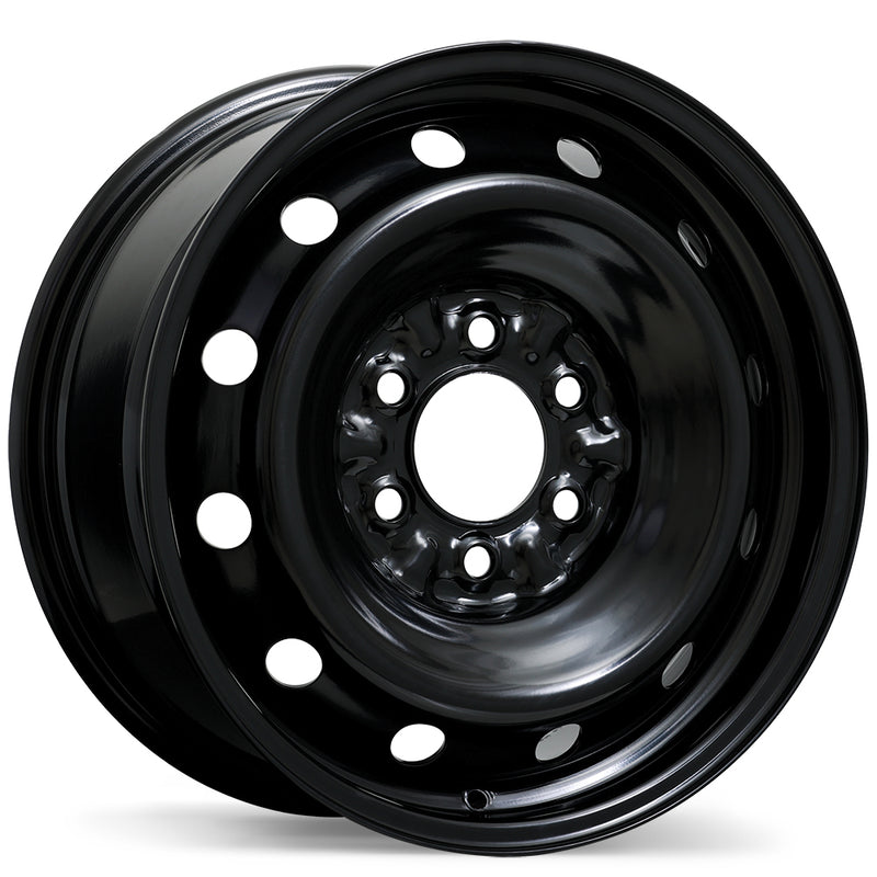 Fast Wheels - Steel / Acier - Black - Black - 17" x 7.5", 44 Offset, 6x135 (Bolt Pattern), 87.1mm HUB