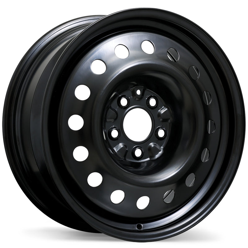 Fast Wheels - Steel / Acier - Black - Black - 17" x 7", 45 Offset, 5x114.3 (Bolt Pattern), 67.1mm HUB