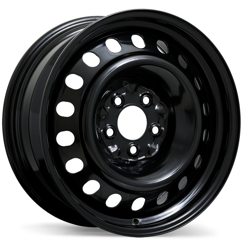 Fast Wheels - Steel / Acier - Black - Black - 17" x 7", 40 Offset, 5x114.3 (Bolt Pattern), 71.5mm HUB