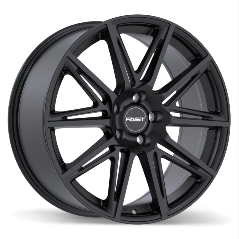 Fast Wheels - Switch - Black - Satin Black - 20" x 9", 50 Offset, 5x120 (Bolt pattern), 64.1mm HUB