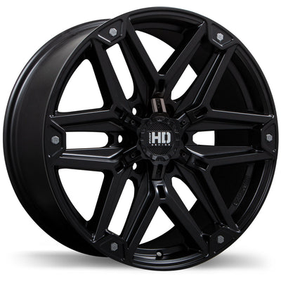 Fast HD - RECON - Black - Satin Black Anthracite - 18" x 9", 10 Offset, 6x139.7 (Bolt pattern), 84.20mm HUB