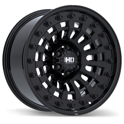 Fast HD - Shred - Black - Gloss Black - 18" x 9", 0 Offset, 6x120 (Bolt pattern), 67.1mm HUB