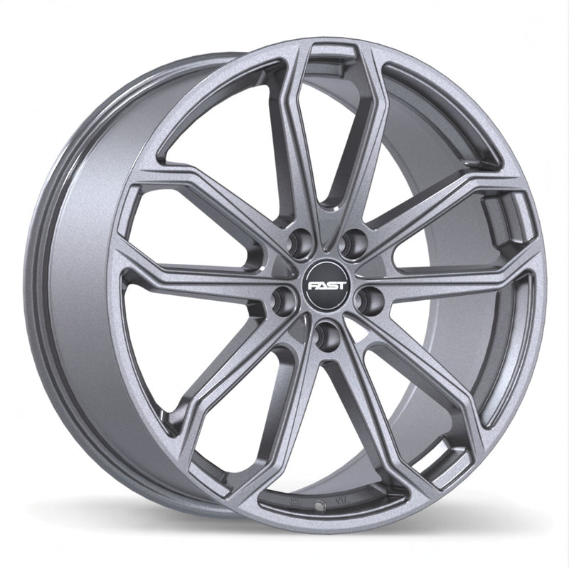 Fast Wheels - Impression - Grey - Titanium - 20" x 8.5", 45 Offset, 5x114.3 (Bolt pattern), 72.6mm HUB