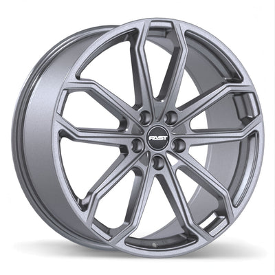 Fast Wheels - Impression - Grey - Titanium - 20" x 8.5", 45 Offset, 5x114.3 (Bolt pattern), 66.1mm HUB